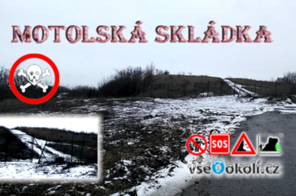 Kousek od Fakultní nemocnice Motol a vedle metra A Motol se nachází Motolská skládka.