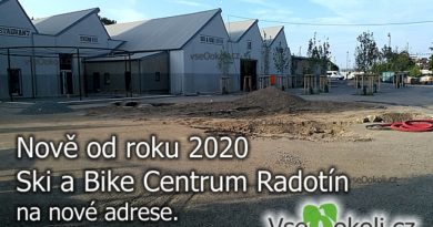 Od roku 2020 se bude Ski a Bike Centrum Radotín bude nacházet vedle vlakového nádraží.