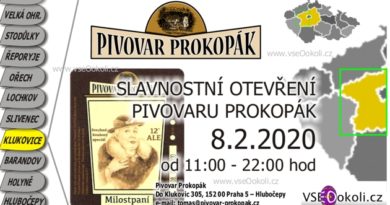 Pivovar Prokopák je v Prokopdkém údolí v Klukovice Praha 5