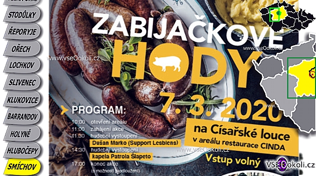 Zabijačkové hody, Praha 5 Císařská louka u Vltavy