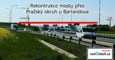 Most se nachází u Barrandova Praha 5 a kousek od Slivcence přes Pražský okruh.