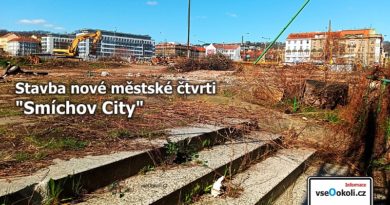 Na Smíchově, Praha 5 vznikne nový bytový a kancelářský komplex Smíchov City.