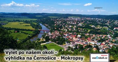 Trasa vede od vysílače Cukrák až do Černošic - Mokrops