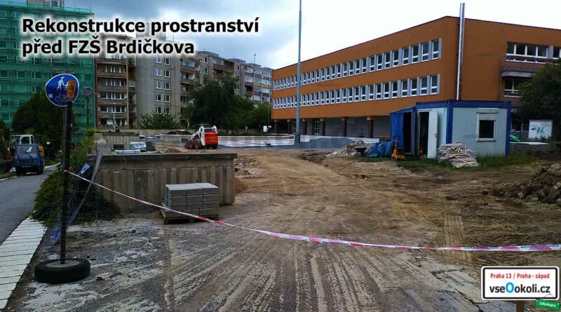 Oprava a rekonstrukce placu před školou Brdičkova