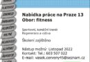 Nabídka práce na Praze 13