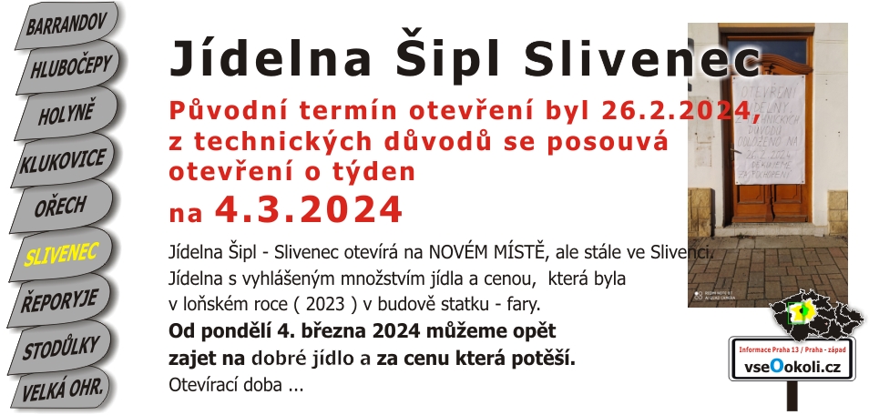 Jídelna Šipl Slivenec